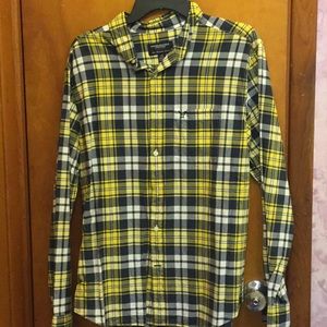 Plaid American eagle shirt